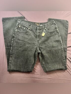 Vintage Rockies Black Straight-Leg Jeans - 14 XL